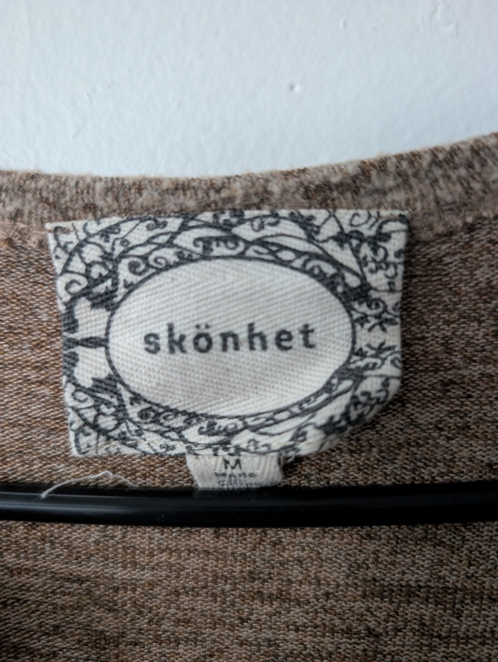 Skonhet Geometric Aztec Print Open Front Cardigan Sweater Size M - Picture 2 of 5